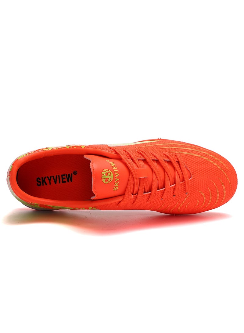 Sky View Boys Girls Soccer Cleats Youth Firm Groud Athletic IC/IN Sole Indoor and Outdoor Trainning Football Shoes for Kid  - Image 5