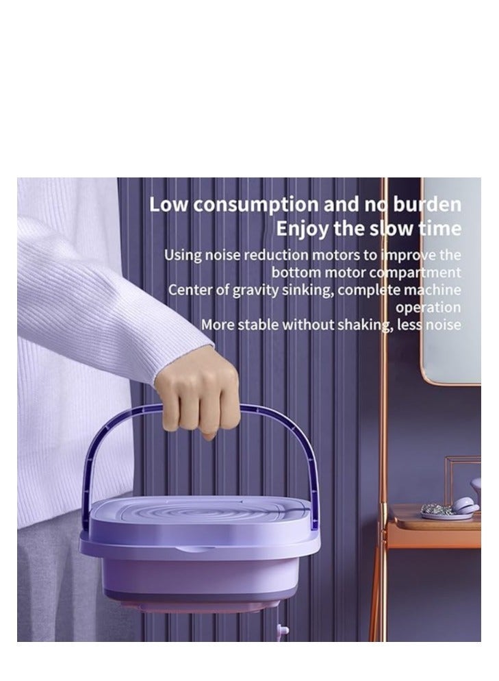 Spaceshoop Portable Folding Washing Machine Semi Automatic Mini Washing Machine Small Washing Machine for Baby Clothes Underwear or Small Items 9L - Image 4