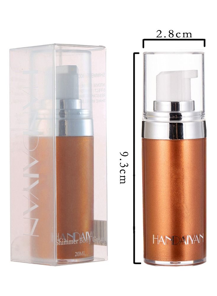 هاندايان كريم هايلايتر سائل للجسم من شيمر 20 مل - Image 2