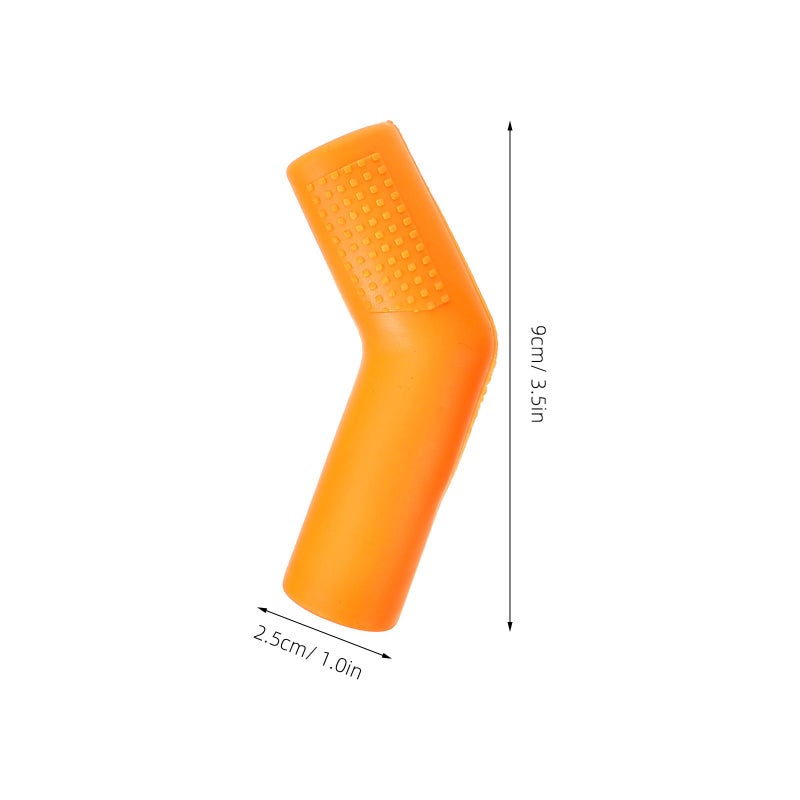 Motorcycle Gear Shift Lever Covers And Silicone Protector Sleeves Yellow Orange For Off Road Motorbikes - Image 3