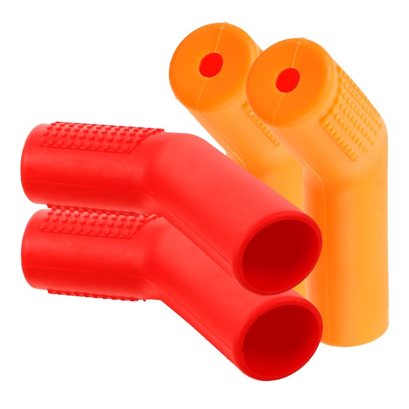 Motorcycle Gear Shift Lever Covers And Silicone Protector Sleeves Yellow Orange For Off Road Motorbikes - Image 2