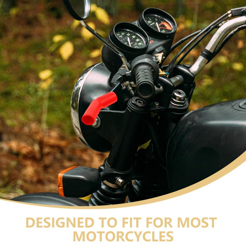 Motorcycle Gear Shift Lever Covers And Silicone Protector Sleeves Yellow Orange For Off Road Motorbikes - Image 5