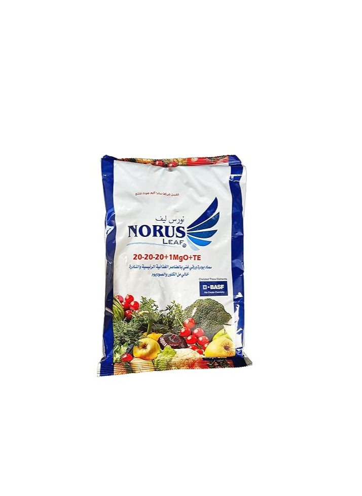 Generic Norus Leaf NPK 20-20-20+1MgO+TE Foliar Fertilizer Chelated Trace Elements 2 KG Pack  - Image 3