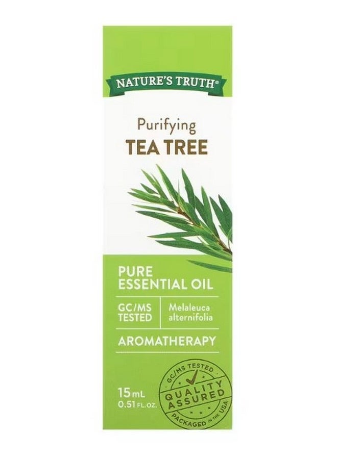 Nature's Truth Pure Essential Oil Purifying Tea Tree 0.51 fl oz 15 ml  - Image 2