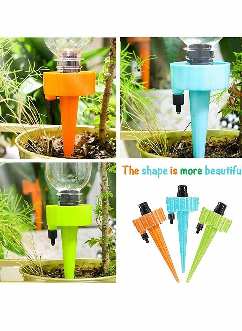 Excefore Plant Self Watering Spikes 6pcs Devices Automatic Waterer with Slow Release Control Valve Adjustable Water Volume Drip System for Home and Vacation Plant Watering - Image 4