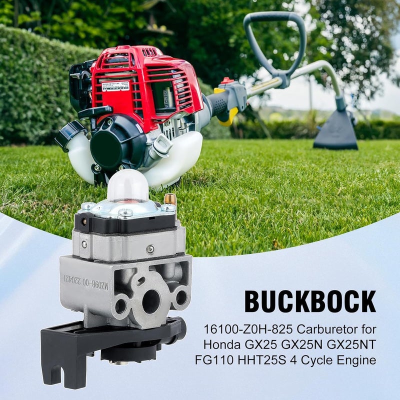 Buckbock 16100-Z0H-825 Carburetor for Honda GX25 GX25N GX25NT FG110 HHT25S 4 Cycle Engine Mantis 4 Stroke Tiller Replace 16100-Z0H-053 16100-Z0Z-034 16100-Z0H-824 - Image 2
