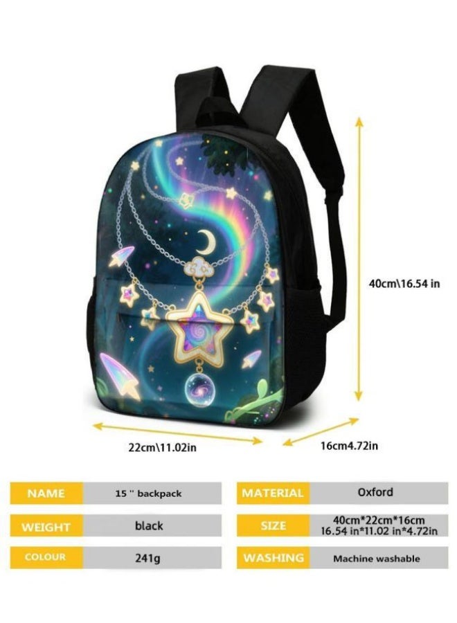 Bright Li Fire Backpacks + handbags + stationery bags | Back-to-school season/festival gifts | Cartoon bag three-piece set, easy to deal with various occasions (available for students, children, friends outings, mountain climbing, school, etc.) - 56 - Image 5