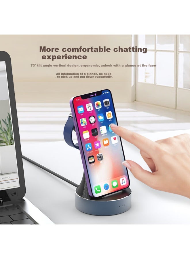 Gdgo Apple Mfi Certified 2-in-1 Wireless Charger For Iphone 16/15/14, Huawei, Samsung, Apple Watch, Qi Certified - Image 3