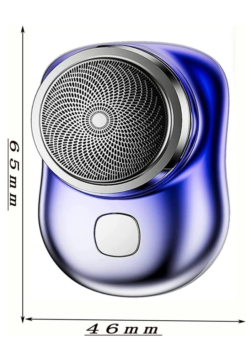 ELTRAZONE ELTERAZONE Electric Razor for Men, Newest Mini-Shave Portable Electric Shaver, Pocket Size Portable Shaver Wet and Dry Mens Razor USB Shaver Charging Easy One-Button Use Suitable for Home,Car,Travel - Image 2