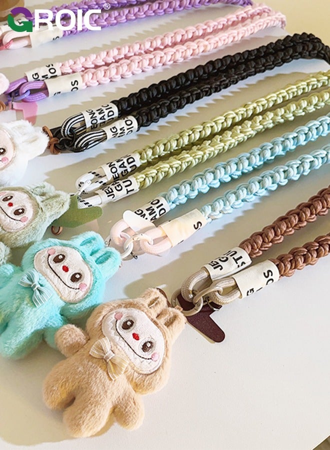 GROIC Phone Strap and Wrist Strap, Phone Lanyard with Labuboo Doll Pendant, Phone Strap Crossbody, Clip and Go Strap for Phone, Phone Neck Strap for Outdoor and Birthday Party  - Image 5
