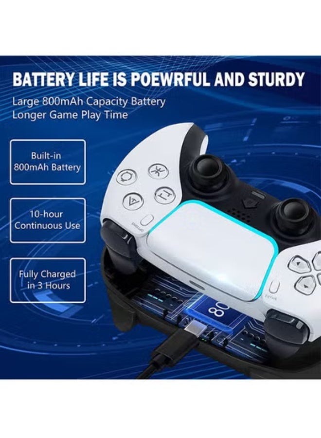 Wireless Controller for PS4 /Slim/Pro with Enhanced Dual Vibration/Analog Sticks/3.5mm Audio Jack/6-Axis Motion Sensor - Image 3