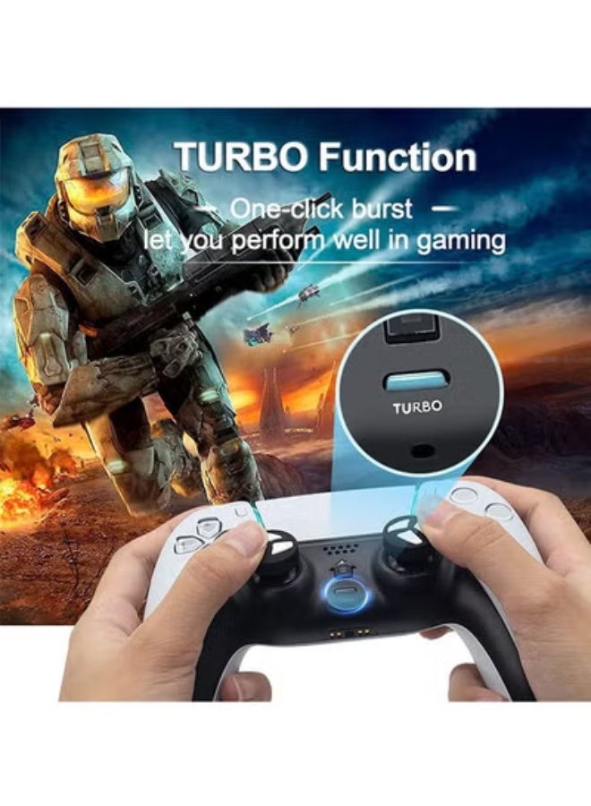 Wireless Controller for PS4 /Slim/Pro with Enhanced Dual Vibration/Analog Sticks/3.5mm Audio Jack/6-Axis Motion Sensor - Image 5