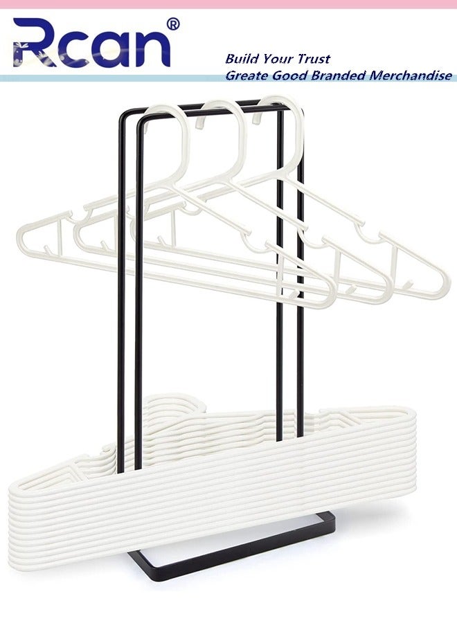 Portable Hanger Organizer Rack Hanger Stacker for Closet Laundry Room Holds up 110 Wire Clothes Hangers Hanger Storage Rack Holder for Adult or Child Clothes Hangers