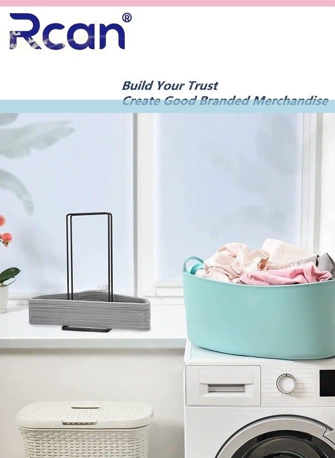 Portable Hanger Organizer Rack Hanger Stacker for Closet Laundry Room Holds up 110 Wire Clothes Hangers Hanger Storage Rack Holder for Adult or Child Clothes Hangers