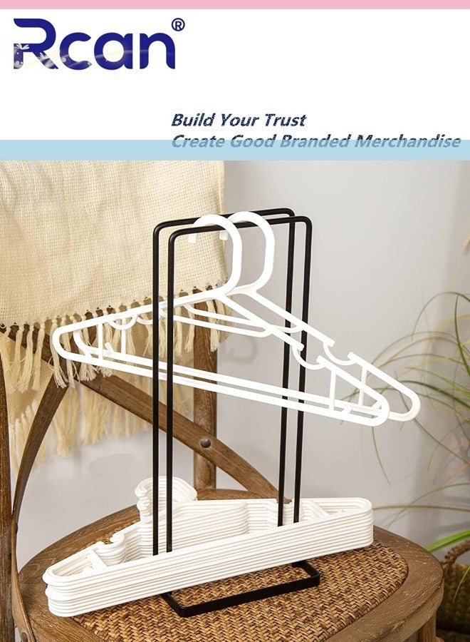 Portable Hanger Organizer Rack Hanger Stacker for Closet Laundry Room Holds up 110 Wire Clothes Hangers Hanger Storage Rack Holder for Adult or Child Clothes Hangers