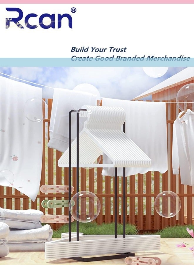 Portable Hanger Organizer Rack Hanger Stacker for Closet Laundry Room Holds up 110 Wire Clothes Hangers Hanger Storage Rack Holder for Adult or Child Clothes Hangers