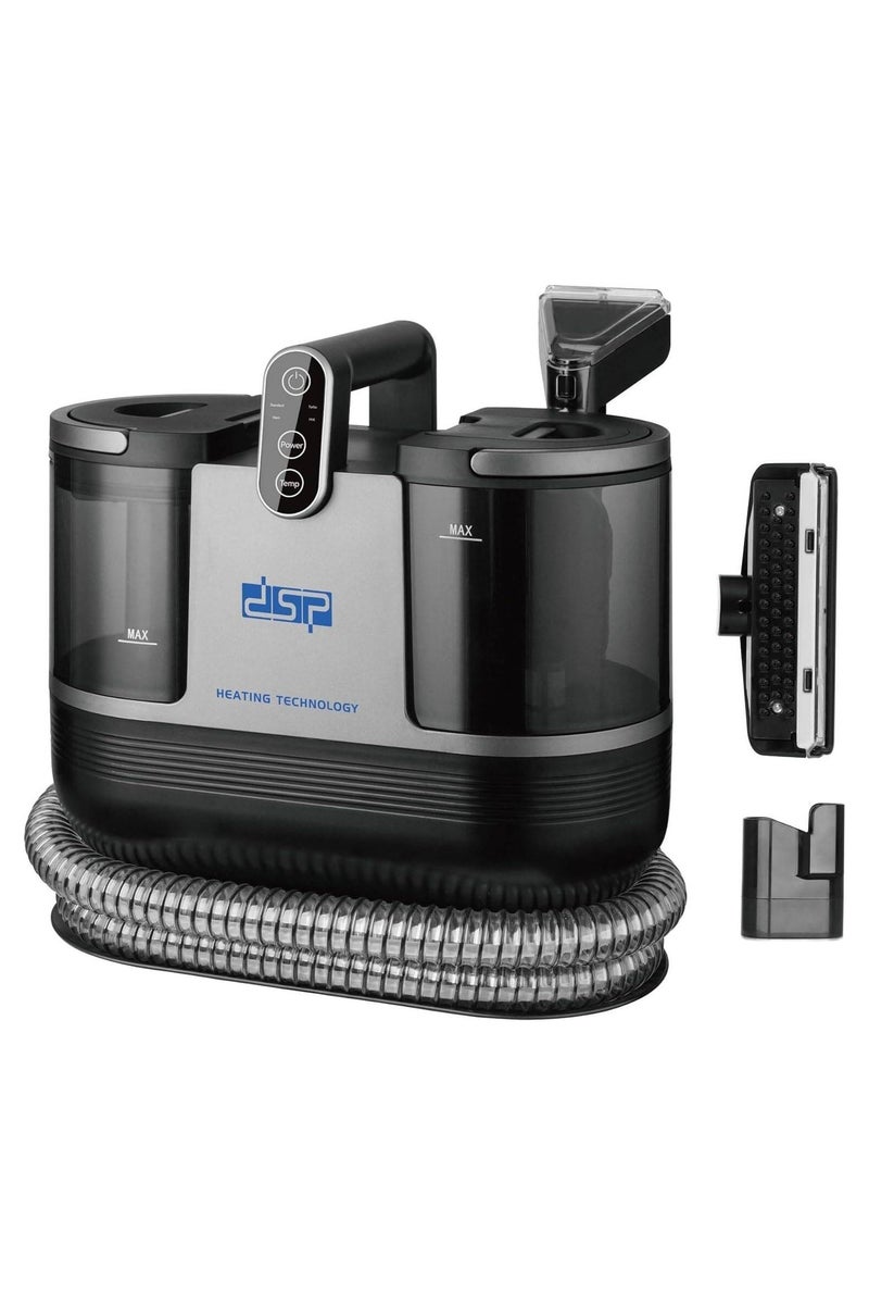 DSP KD2047 Portable Vacuum Cleaner Machine, 1200W Powerful Motor 3 IN 1 Spot Cleaner Lightweight Multifunctional Machine,1.25L/900ml Double Tank Compact Design for Sofa, Carpet, Car and Pet Pads - Image 2