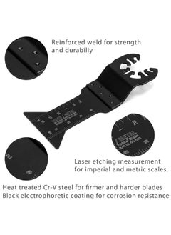 WORKPRO WORKPRO 25-piece Oscillating Multitool Accessories, Quick Release Oscillating Saw Blades to Cut Wood Metal Plastic, Fit Dewalt Worx Milwaukee Black&Decker Rockwell Makita Fein Craftsman  - Image 3
