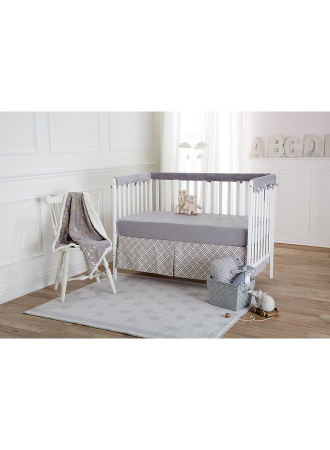 TL Care TL Care 3 Pack 100% Natural Cotton Fitted Crib Sheets 52" x 28" - Soft, Breathable, Hypoallergenic & Gentle Toddler Bed Sheets, Gray, Neutral for Boys & Girls - Image 5