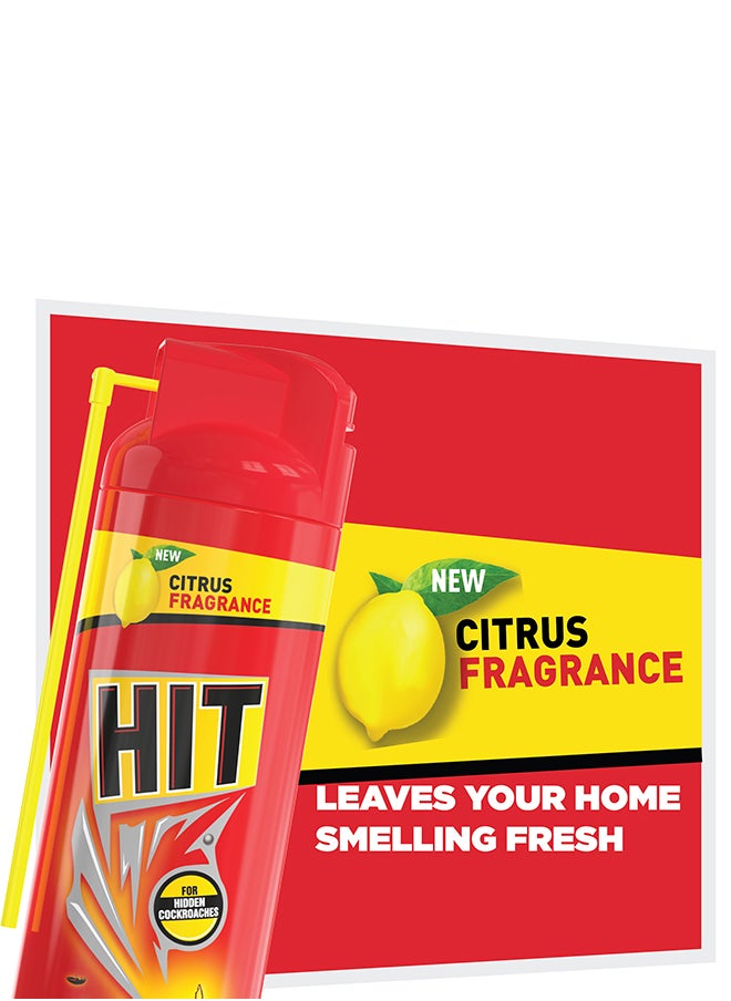 HIT - Cockroach And Crawling Insect Killer Spray 2 x 400ml - Image 1