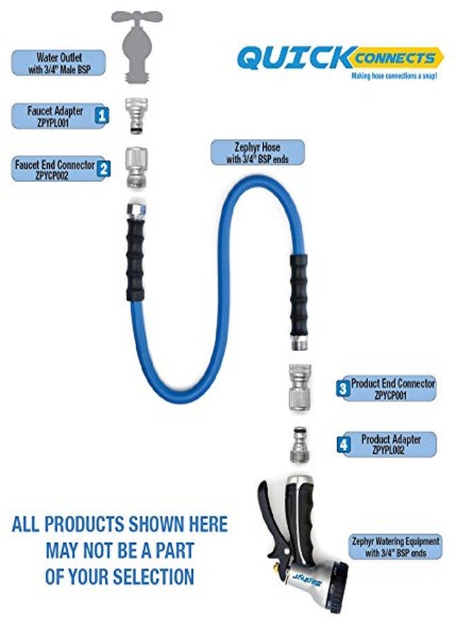 Zephyr Quick Connects Male Universal Plug (Silver) - Image 5
