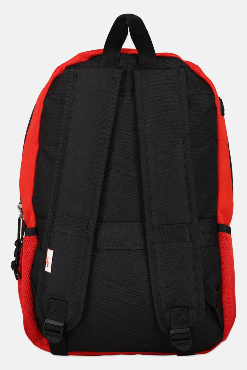 Reebok Men Embroidered Logo Backpack, Red  - Image 3