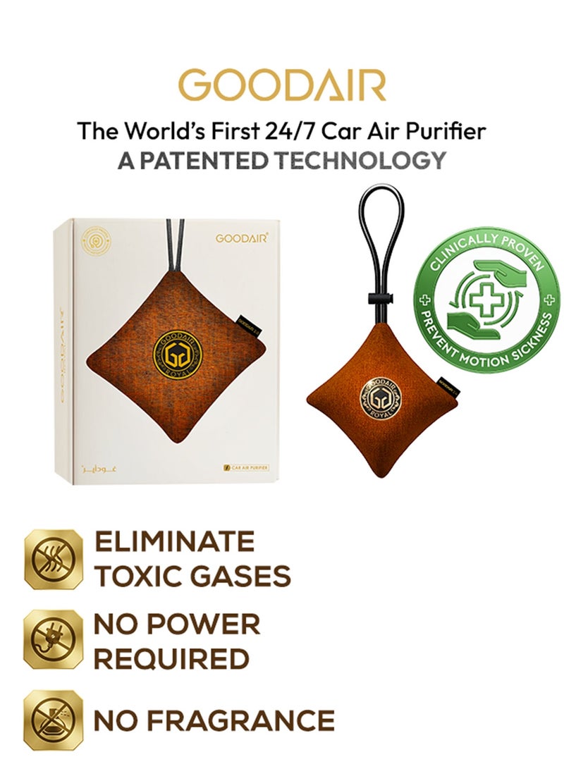 GOODAIR 2.0 Car Air Purifier | Non-electric | Romantic Coffee | Clinically Proven | Tested & Certified to Absorb Toxic Gases | Advanced Impregnated Activated Carbon | 24/7 Air Purification - Image 2