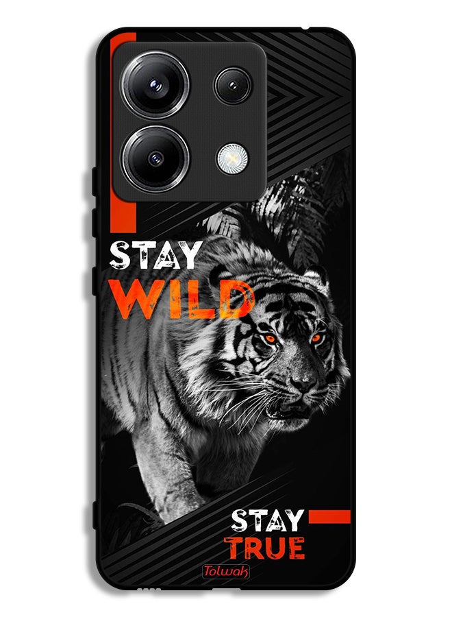 Tolwak Xiaomi Poco X6 5G Protective Case Cover Stay Wild Stay True  - Image 1
