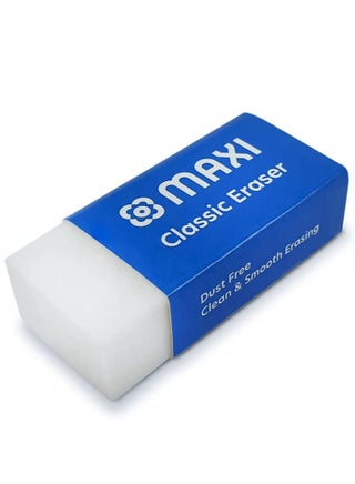 1-Piece Classic Pencil Eraser White