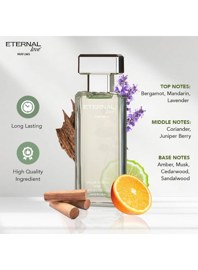 Eternal Love Eau de Parfum for Men, 100ml - Image 5