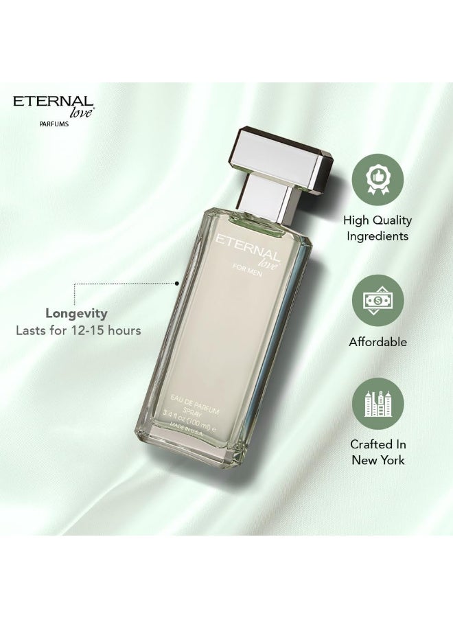 Eternal Love Eau de Parfum for Men, 100ml - Image 3