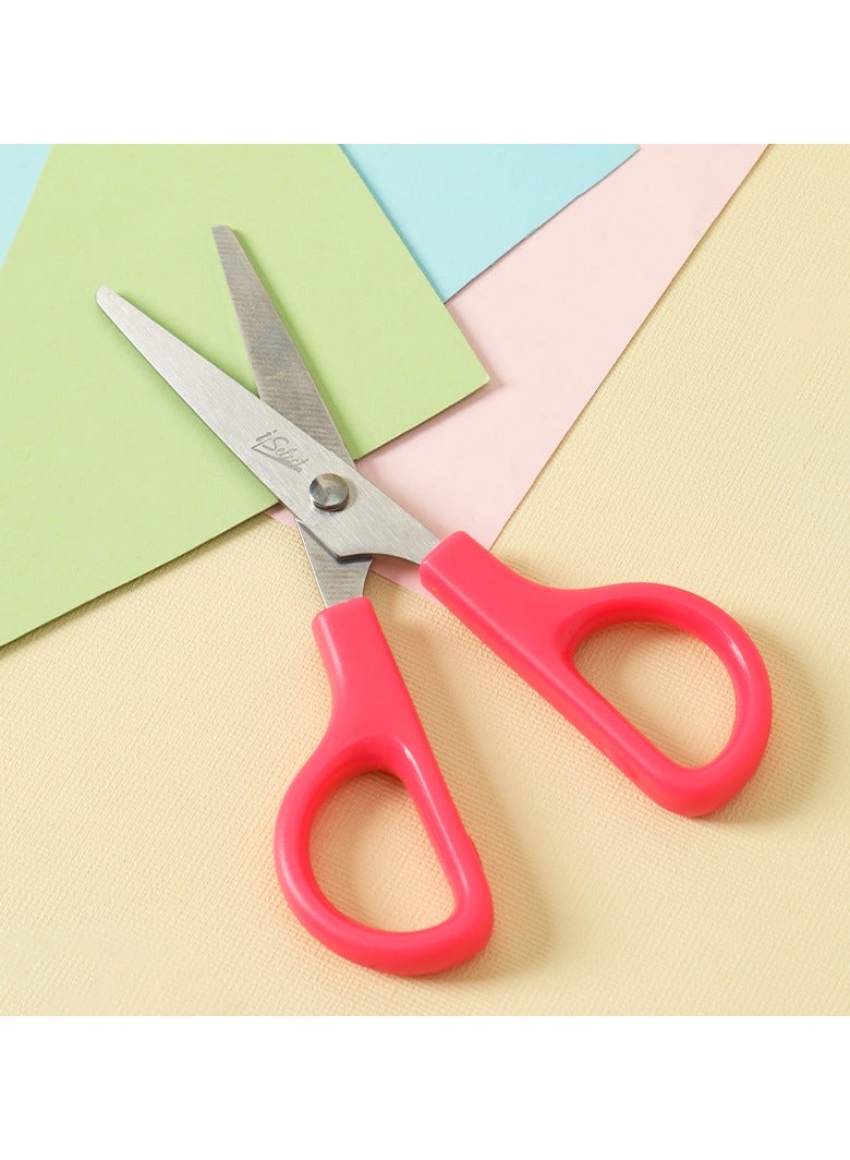 ديليE6020 مقص مدرسي بطول 121 ملم مع طرف دائري – مثالي لمهام القص الآمنة في المدرسة - Image 5