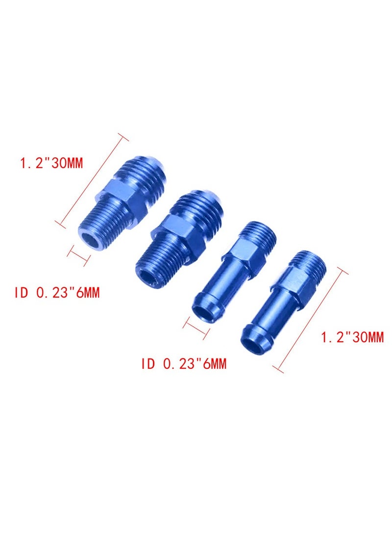 AROAQ Automotive Adjustable Fuel Pressure Regulator Oil Gauge, Economical Gas Saver Gasoline Regulator, Gas Oil Injection Pressure Regulator to Improve Car Performance, (Blue)  - Image 3