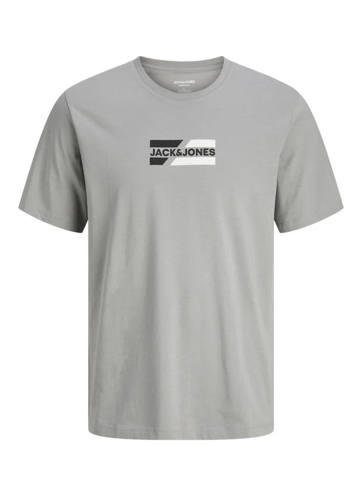 JACK & JONES Logo Regular Fit Crew Neck T-Shirt