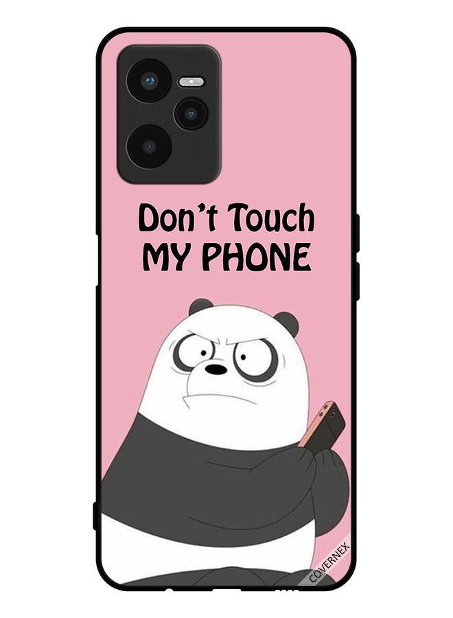 Covernex Protective Case Cover For Realme C35 Don't Touch My Phone Panda - Image 1