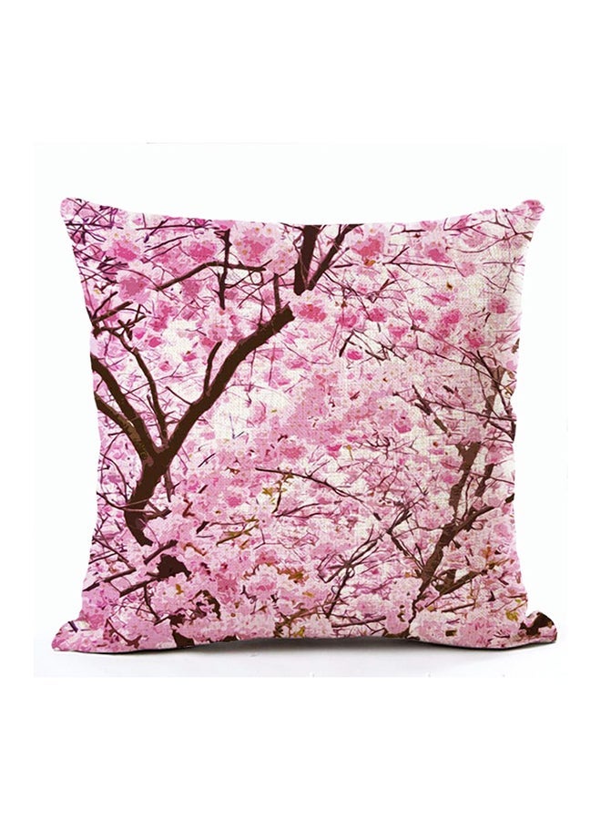 NIBEMINENT Sweet Flowers Pattern Cushion Case Yellow 45x45cm