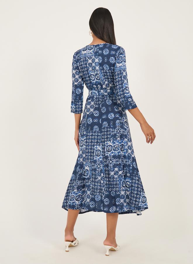 Styli Printed Midi Dress - Image 5