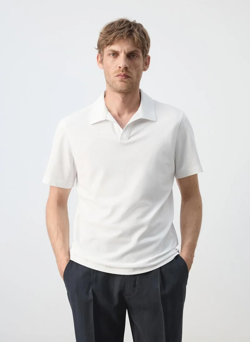 مانجو مان Slim Fit Piqué Polo