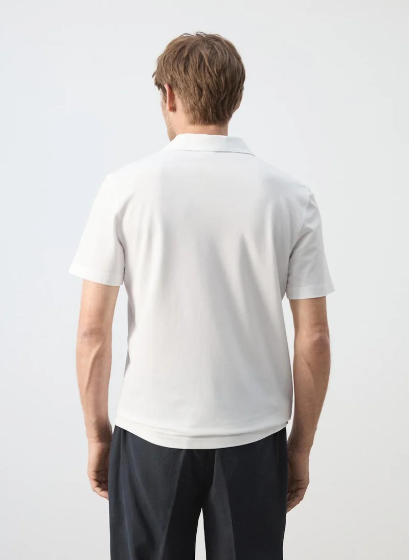 مانجو مان Slim Fit Piqué Polo