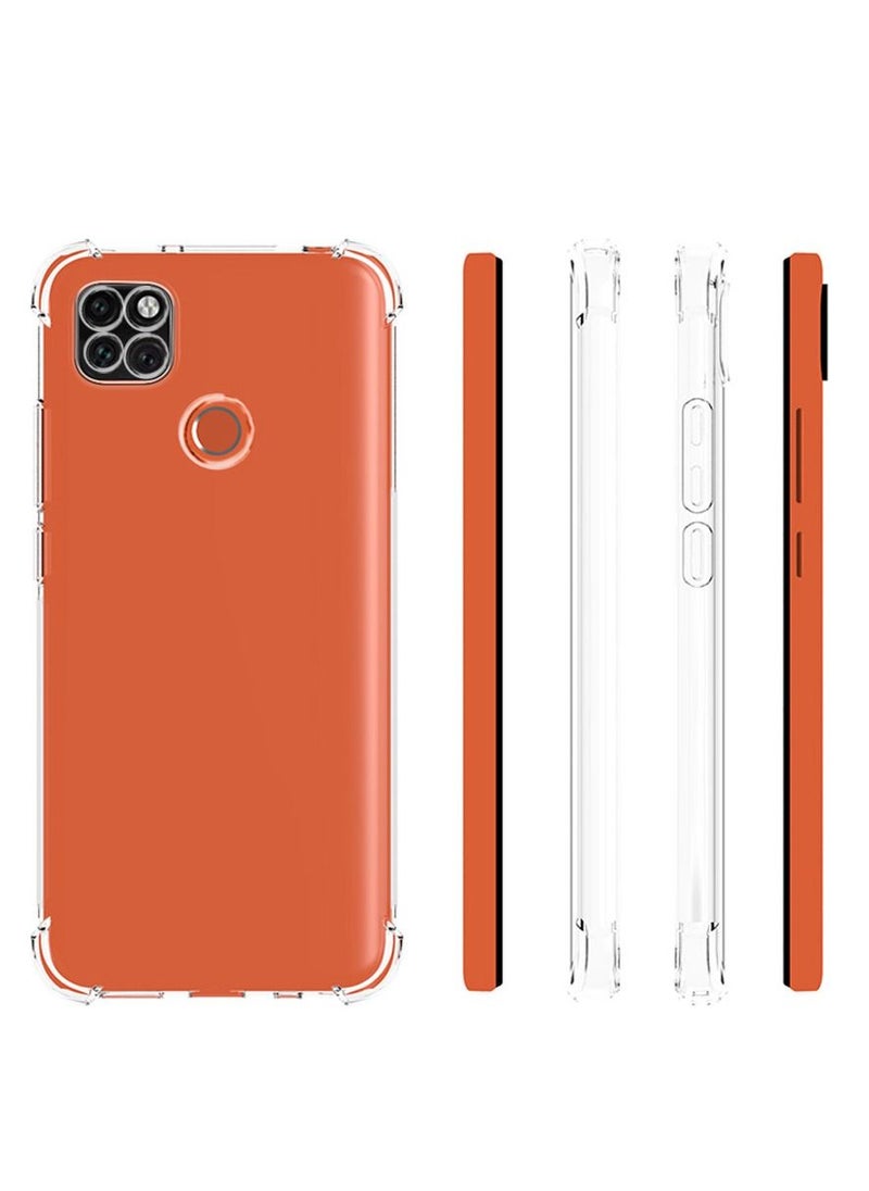 CATANES Xiaomi Redmi 9C Case Cover Clear Protective TPU Four Corners Cover Transparent Soft Case  - Image 2