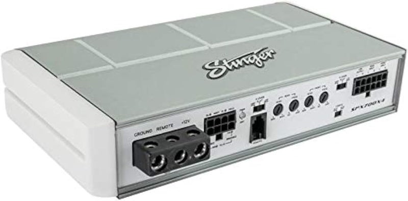 Stinger SPX700X4 700 W 4-Channel Class D Marine Audio Powersport Micro Amplifier - Image 1
