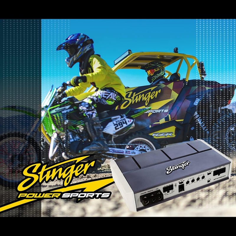 Stinger SPX700X4 700 W 4-Channel Class D Marine Audio Powersport Micro Amplifier - Image 5