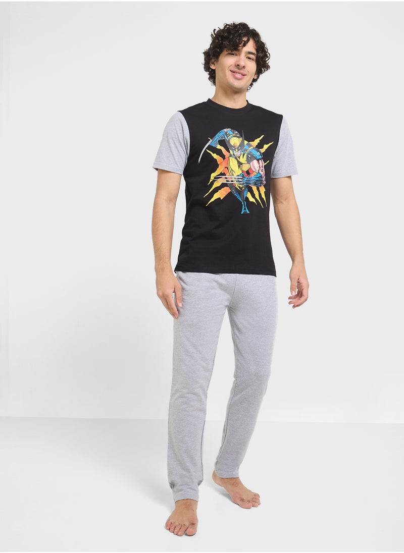 MARVEL Nightwear T-Shirt & Pants Set  - Image 1