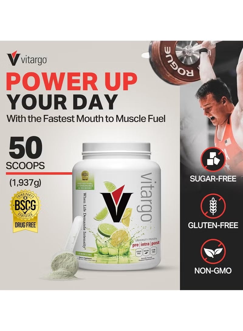 VITARGO Carbohydrate Fuel Lemon Lime  Promote Performance and Recovery 2KG - Image 2