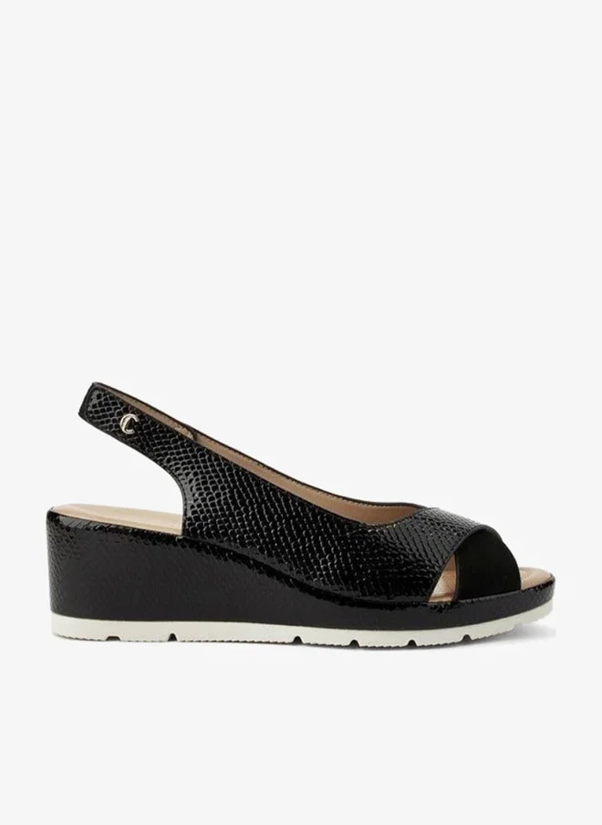 Le Confort Women Textured Wedge Heel Sandals