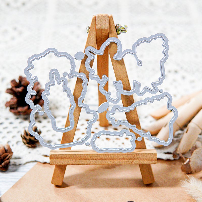 Christmas Plate Silicone Seal Handmade Paper Art Creative Transparent Seal Holiday Decoration Hand Ledger Decoration - Image 4
