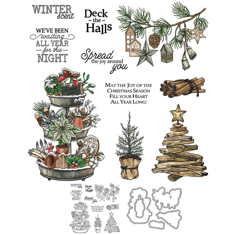 Christmas Plate Silicone Seal Handmade Paper Art Creative Transparent Seal Holiday Decoration Hand Ledger Decoration - Image 2