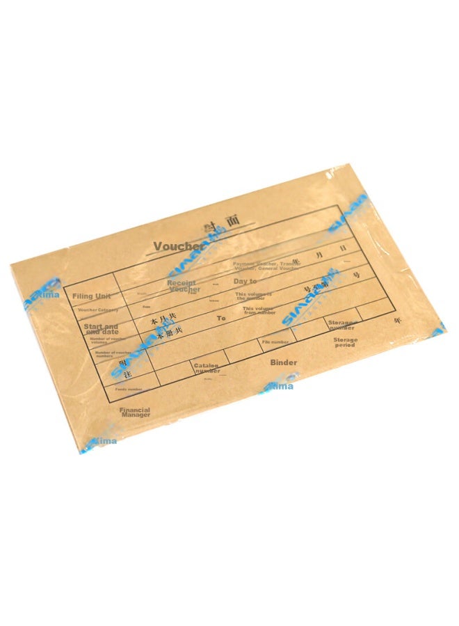Simaa 50 Sets Kpj101 Yonyou Financial Voucher Cover, 213*130mm, Fm111 غلاف مستندات المحاسبة المالية - Image 4