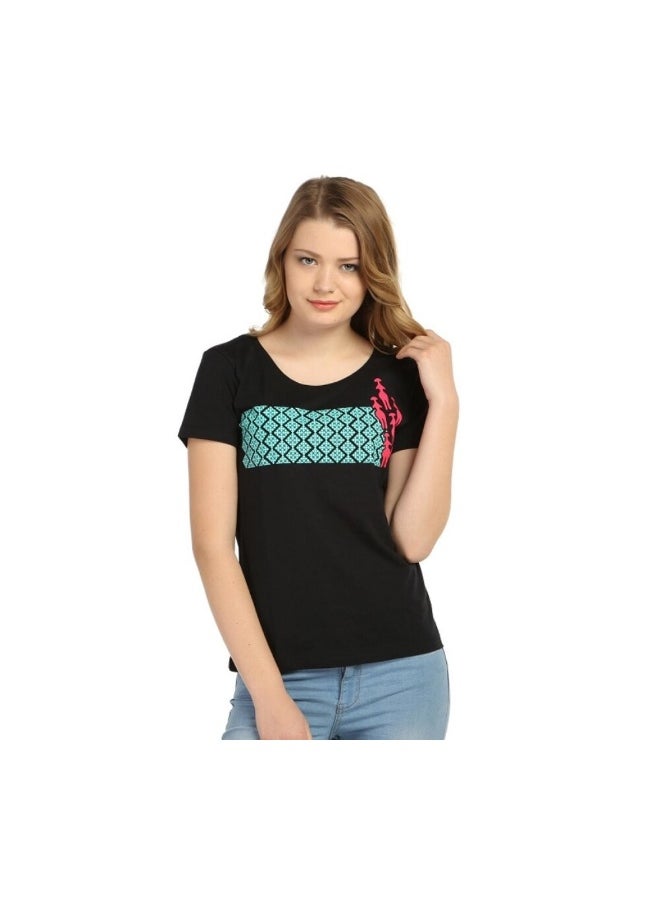 Biggdesign Biggdesign Mother Goddess Black Women's T-Shirt  - Image 1