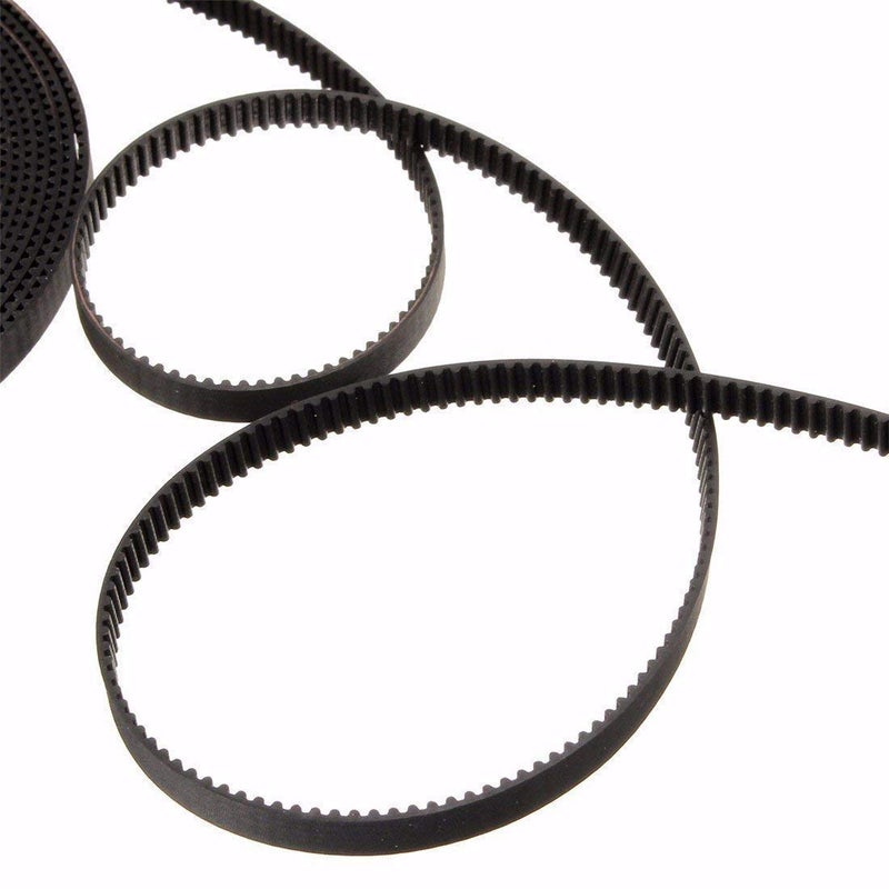 REES52 3D Printing GT2 Timing Belt, Zeelo 5 Meters (16.4ft) GT2 Open Timing Belt 2mm Pitch 6mm Width Rubber Fiberglass Fit for RepRap Prusa Mendel Rostock CR-10 Ender 3 3D Printers - Black - Image 2
